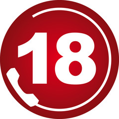 Num&eacute;ro d'urgence 18