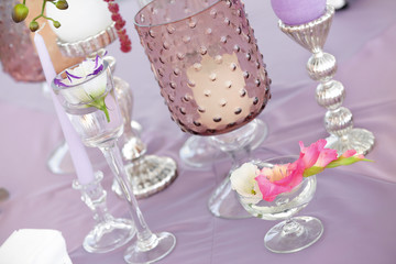 flowers at the wedding