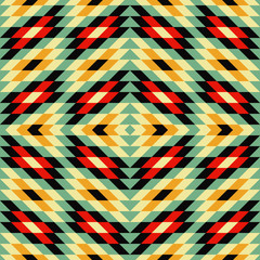 Seamless geometric background. Mosaic. 