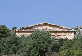 Fototapeta na wymiar Sicily -temple of segesta