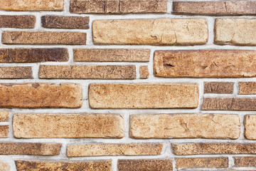 Cracked stone wall
