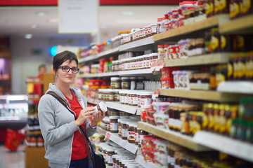 woman in supermarket