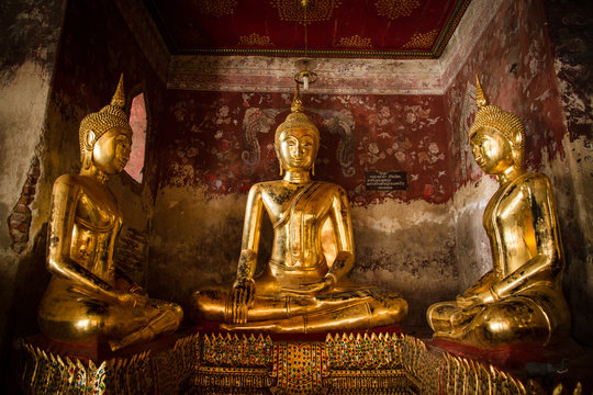 Three of the Golden Buddha