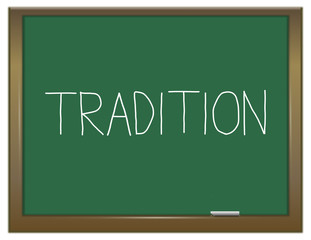 Tradition concept.