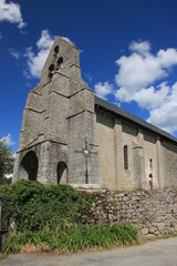 Naklejka premium Eglise de Saint-Julien-prés-Bort.(Corrèze)