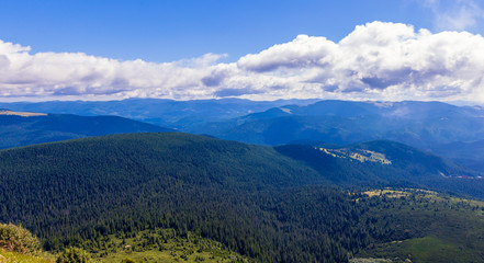 Montenegrin ridge in Carpathians