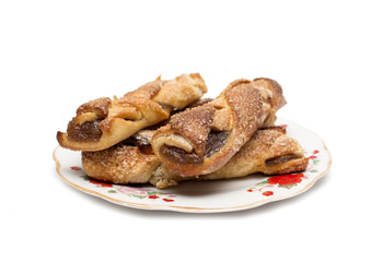 Tea time. Biscuits with jam. Photo.