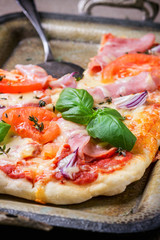 Homemade pizza