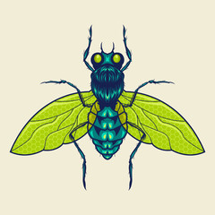 Flies Mascot