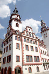 Fototapeta na wymiar Rathausturm Chemnitz