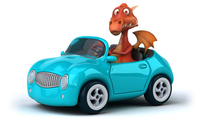 Obraz premium Fun dragon
