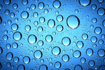  drops on glass