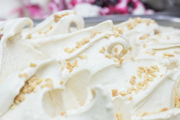Ice cream closeup