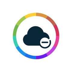 Modern Multicolored Icon