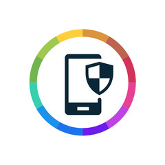 Modern Multicolored Icon