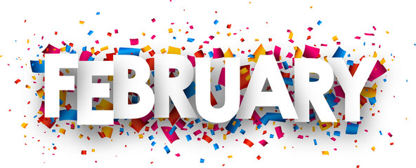 February sign.