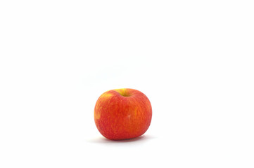 Apple on white background