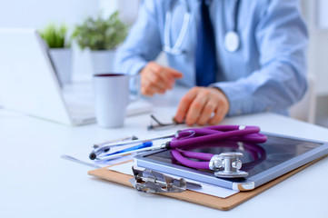 Fototapeta premium Doctor and stethoscope