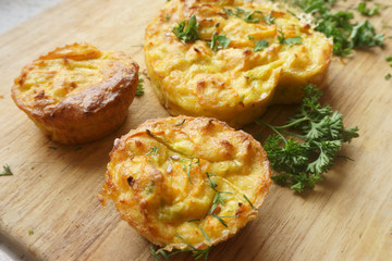 cakes, muffins vegetables