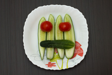 vegetable face