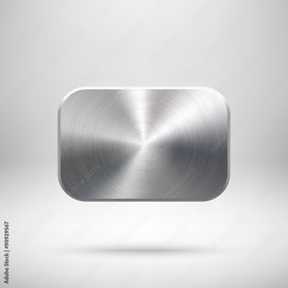 Wall mural abstract square button template
