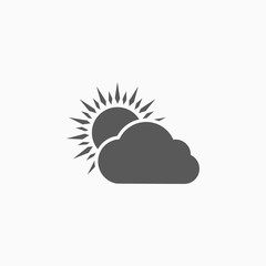 sun and cloud icon