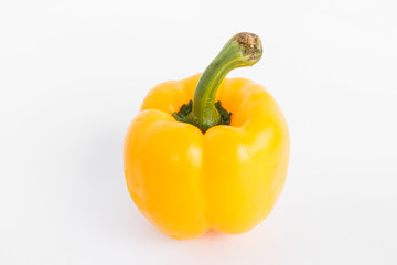 Big pepper on white background