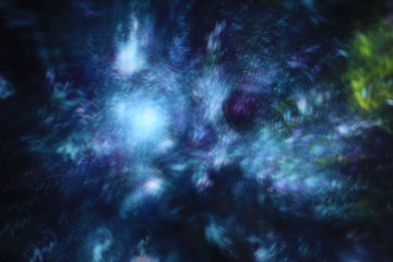Obraz na płótnie Canvas Blurred dark bokeh with lights for background