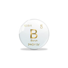 Periodic System of Elements, PSE - 5 Boron