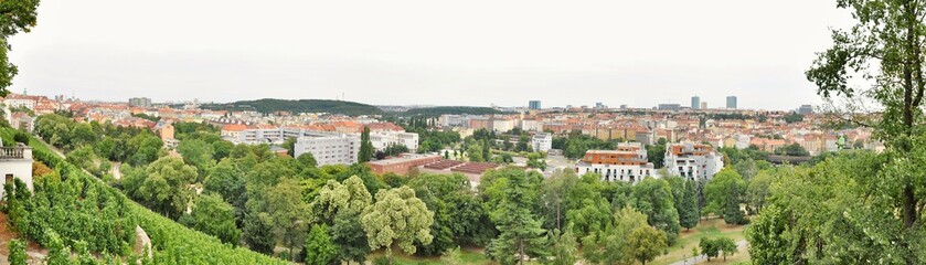 Fototapeta na wymiar city panorama of Prague