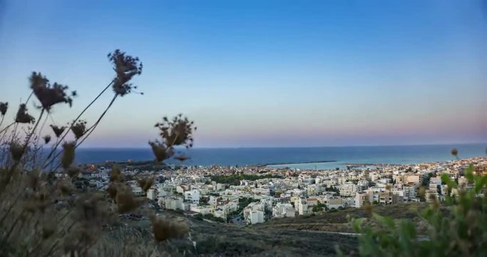 View at Rethymnon Crete Greece