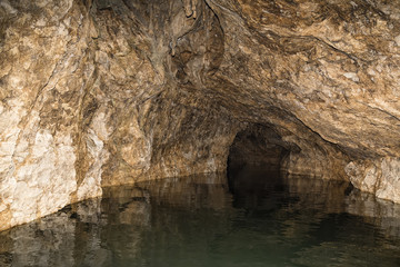 River cave entrance