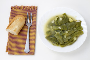 Green beans with potatoes