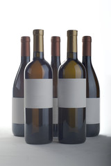 wine bottles without mark