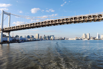 Fototapeta premium お台場・海上からの眺め