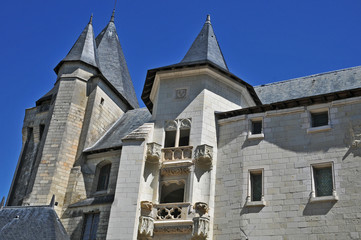 Obraz premium Il castello di Saumur - Loira, Francia
