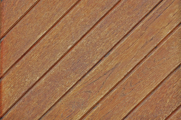 Natural wooden planks. Diagonal