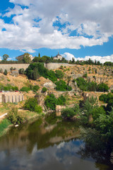 Naklejka premium Palace in the Spanish city Toledo