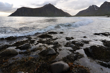 Norwegian nature / There are mountains plunging into the sea from hundreds of metres, fjords, tall mountain peaks, northern lights and midnight sun.