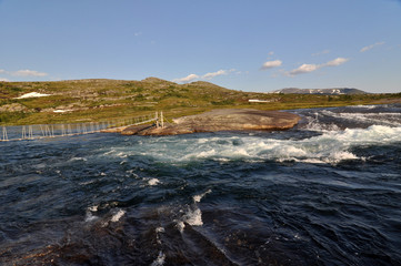 Norwegian nature / There are mountains plunging into the sea from hundreds of metres, fjords, tall...