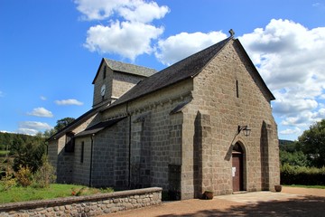 Fototapeta na wymiar Eglise de Sarroux.(Corrèze)