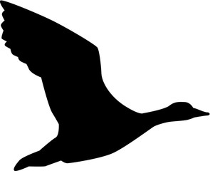 Flying Goose Silhouette