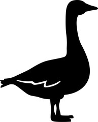 Goose silhouette