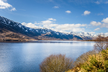 Mountain Lake in the Scottish Highlands