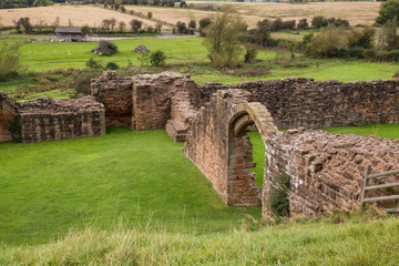 Fototapeta na wymiar Kenilworth Castle Ruins in Great Britain