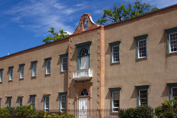 Historic Lamy Building, now the visitors center in Santa Fe, New Mexico © Martha Marks