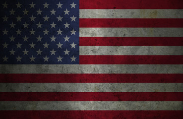 Grunge USA Flag