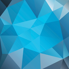 Abstract Blue Triangles Illustration