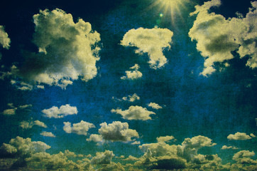 Obraz na płótnie Canvas grunge sky