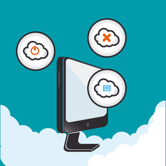 Cloud computing design.